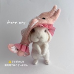 羊毛フェルト ピンクイルカ 帽子 かぶりもの