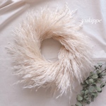 ドライフラワーリース❁¨̮ドライフラワーガーランド❁¨̮パンパスグラス