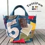 【リンネル掲載商品】tuttifun＊number  5  irodori  bag