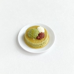 抹茶とつぶあんのパンケーキ