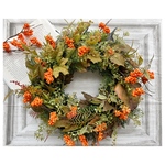 送料込☆SimpleBerryWreath”Autumn”40