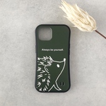 ハリネズミスマホケース(iPhone14シリーズ対応可能）