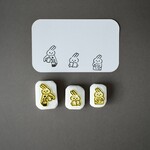 うさの日常：meganehankoの幻のうさぎはんこ
