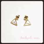 ゴールド triangleピアス②♡nono.