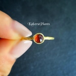 〖‪ꫛꫀꪝ4mm〗ペルセポネーの瞳 GemstoneRing "Garnet"