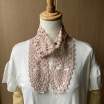 コットン・パイナップル模様のミニストール