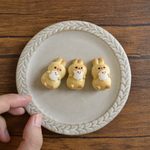 おばけを捕まえたうさぎさんパン ブローチまたはマグネット