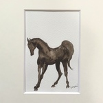 ホースシルエット　（原画）
