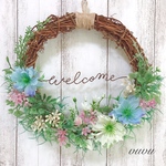 .*･ﾟニゲラが可愛いwelcomeリース