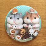 でかハムちゃん缶ミラー