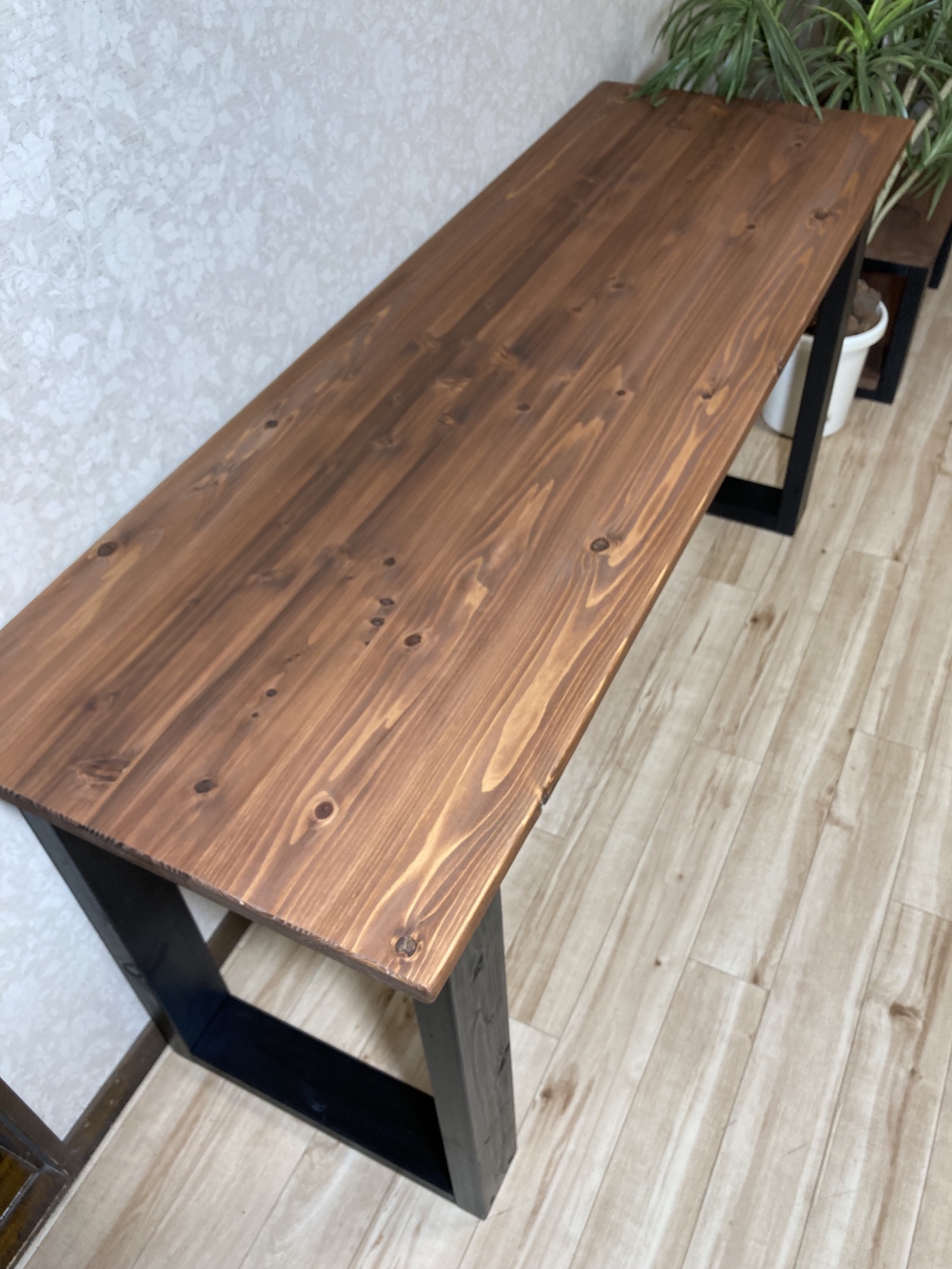 【まるさん】140✕40　 カウンターテーブル　木製脚 41zHhotz60L._AC_UF350,
