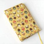 新書本ブックカバー　ふくろう