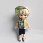オビツ11 　ねんどろいど　マドラスチェック・セット　【グリーン】