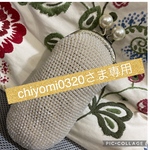 chiyomi0320☆縦型 がま口 オフホワイトパール☆