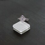 ミスティックトパーズ（ホワイト）　レースフレームCZリング　SILVER925