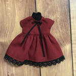 オビツ11服 赤ワンピース
