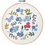 87お花柄　飾り　刺繍作成キット　お花シリーズ