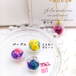 ガラスドーム お花たっぷり ネックレス