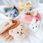 もふもふゆるかわマフラー🧣❄︎あったかグッズ☃️名入れ可