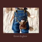 【観賞用・ドール用・ネックレス】ごちそうテディベアクッキーぷち・チョコレート