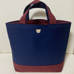 特別価格♡早い者勝ち♡1名様限定価格♡赤チェック♡トートバッグ♡マチあり♡