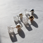 【✨特集掲載new version ✨】ice  クリア　クリアピアス　クリアイヤリング　秋　冬　シンプル　透明感　氷　アイス　