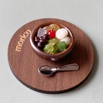 ミニチュア　抹茶あんみつ