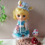MB-231[ミディブライス 不思議の国のアリス６点セット] アウトフィット Blythe outfit　よしえ屋