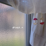 【訳あり】たまごからﾊﾟｶｯと産まれまピアス*red ＆ white