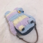 モフモフ三色ケロちゃんポーチ🐸💕
