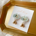 ♤﻿フラワーチャームピアス   イヤリング     レジンピアス   お花