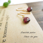 ＊再販＊ Rhodolite garnet pierce