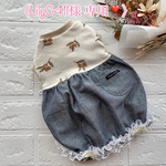 《 Lily0411様 専用❣️》小型犬用 犬服💗バルーンワンピース (サイズオーダー)