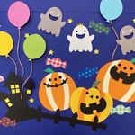 ハロウィン壁面