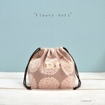 17×15×10 "Flower-dots"お弁当袋be