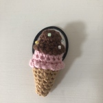アイスクリーム　ヘアゴム