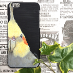 オカメインコのクールなスマホケース