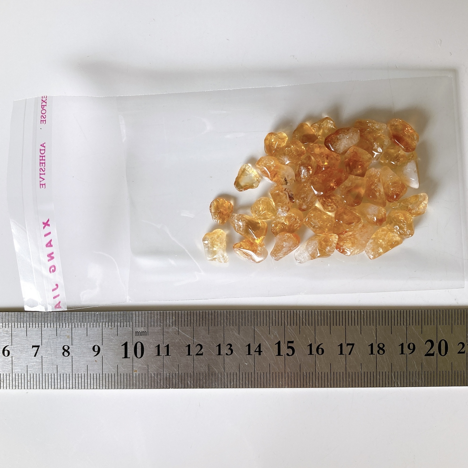 金運✨商売繁盛の石 ブラジル産 飴色 シトリン さざれ石20g - NANALA