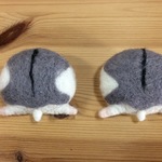 おちゃわんさんオーダーハムケツ羊毛フェルト（バッグチャームにも）BC-201（送料無料）