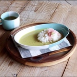 【波佐見焼】耳付きカレー皿　半掛け