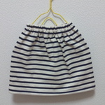 ボーダーニットスカート