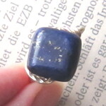 イヤーカフ☆ラピスラズリGOLD四角ハンドメイド