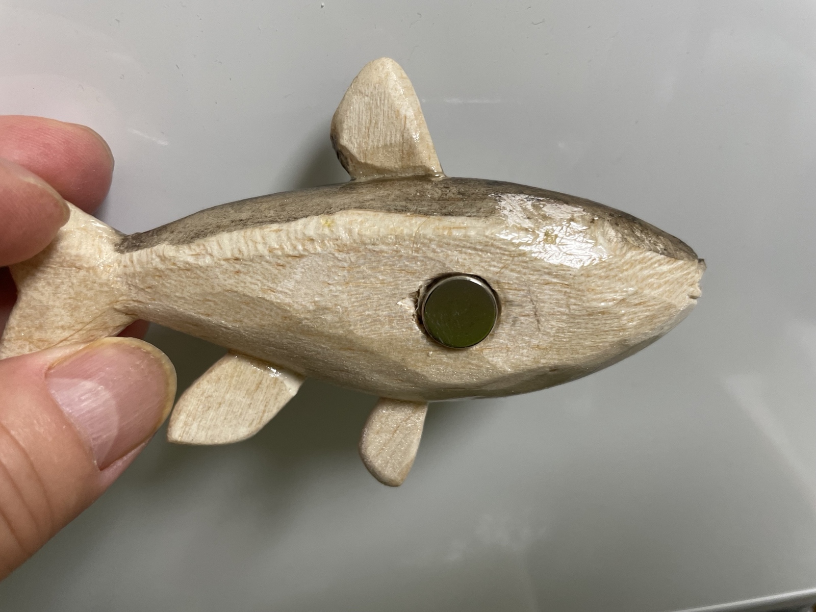 木彫りのお魚【オイカワ】 - TAMAGATTU'S GALLERY | minne 国内