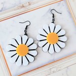 大きなお花のピアス❁*·⑅