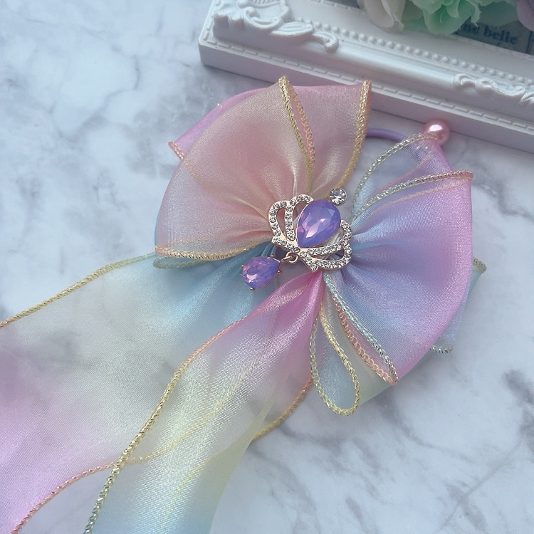 オーガンジーリボン♡ヘアゴム♡イースター