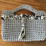 裂き布ポーチ★BAG風