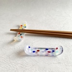 オーバル模様の箸置きセット(ブルー系)