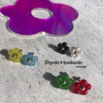 No.100-105 フラワービーズボディピアス