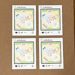 ❤︎バラメモ❤︎上質紙25枚入❤︎変身動物シリーズ　仲良し♪