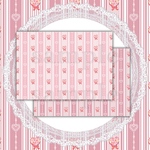 ◈B品◈Stripe bouquet(pink)10枚
